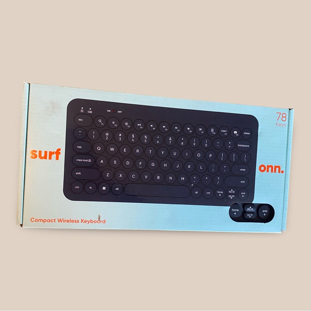 Compact Wireless Bluetooth Keyboard